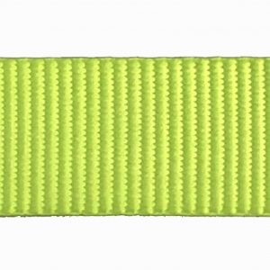 High Viz Yellow 25mm / 1" Woven Polyester Webbing