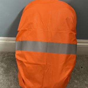 Orange Waterproof Rucksack Cover