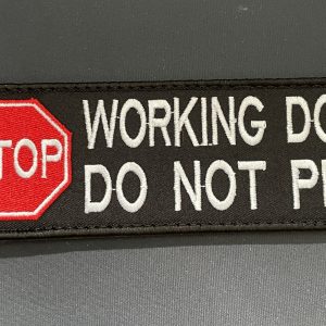 Working dog do not pet patch