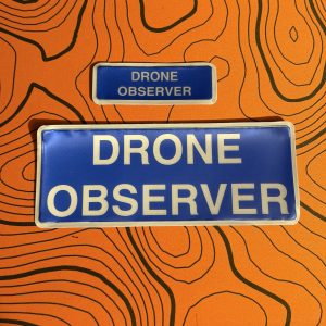 Drone Observer encapsulated badge